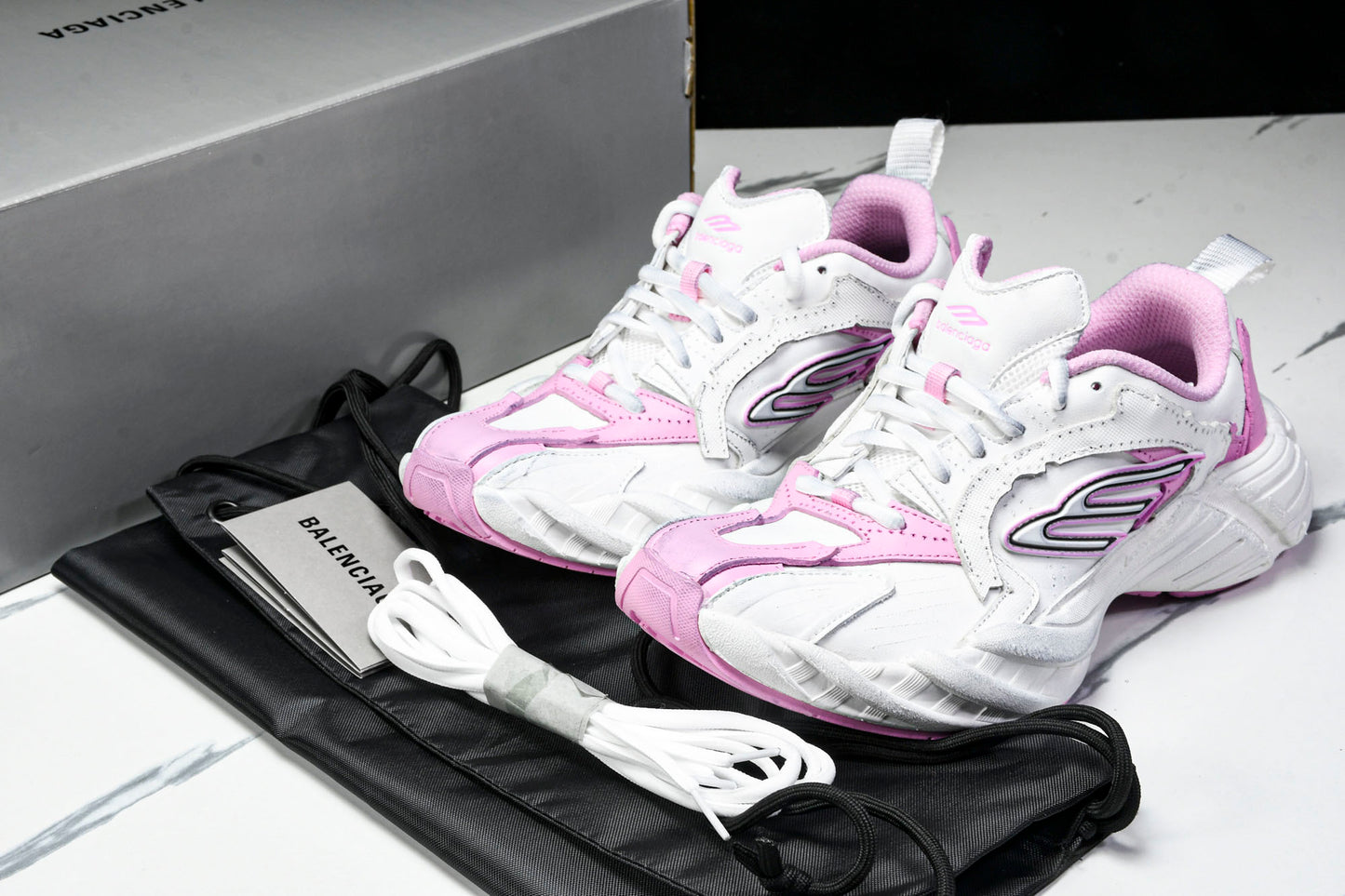 Вalenciaga Monday Shoe 'White Pink'