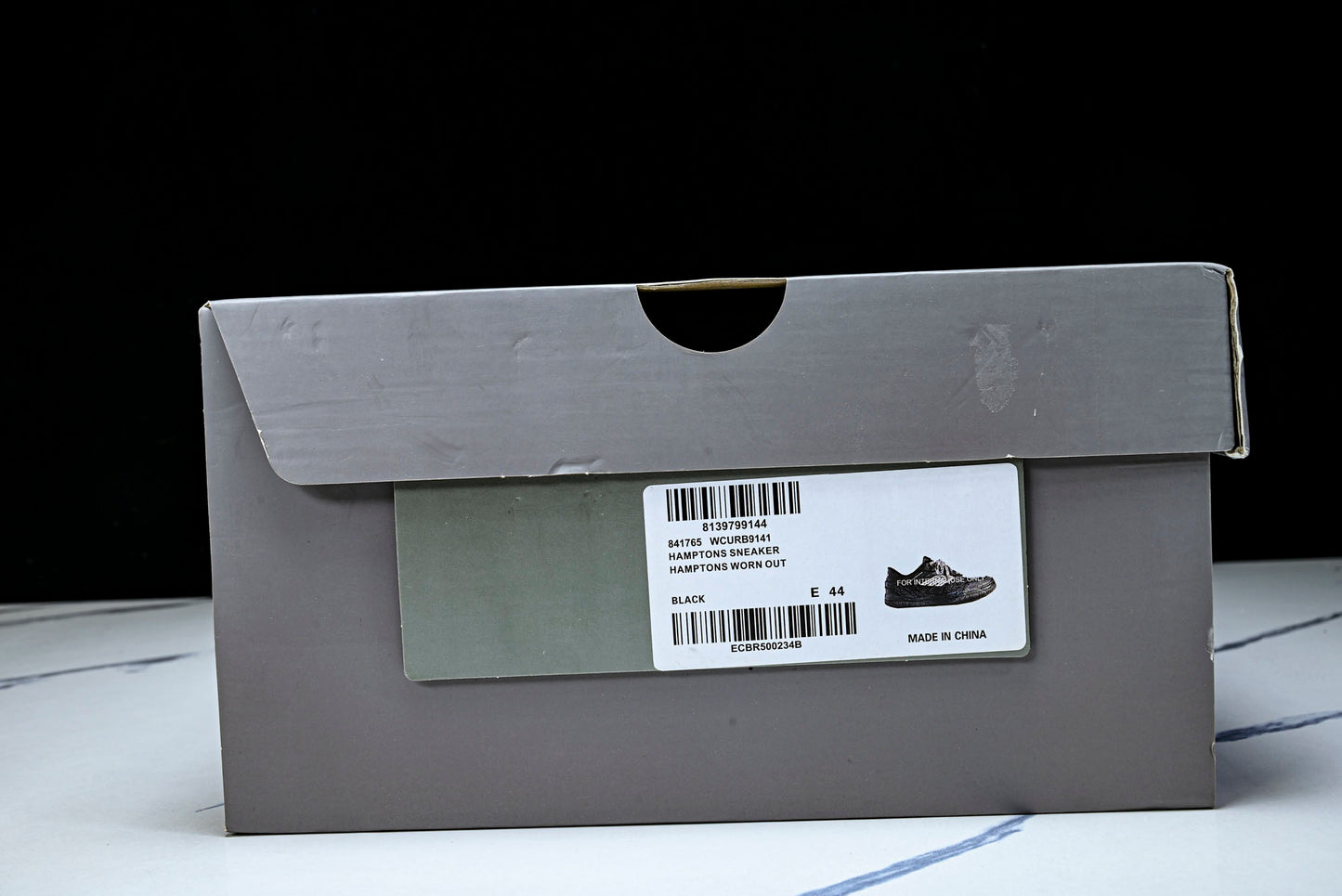 Вalenciaga Hamptons Worn-Out Sneaker 'Black'