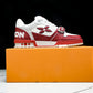 Louis Vuittоп Trainer Low Velcro Strap 'Perforated Red'
