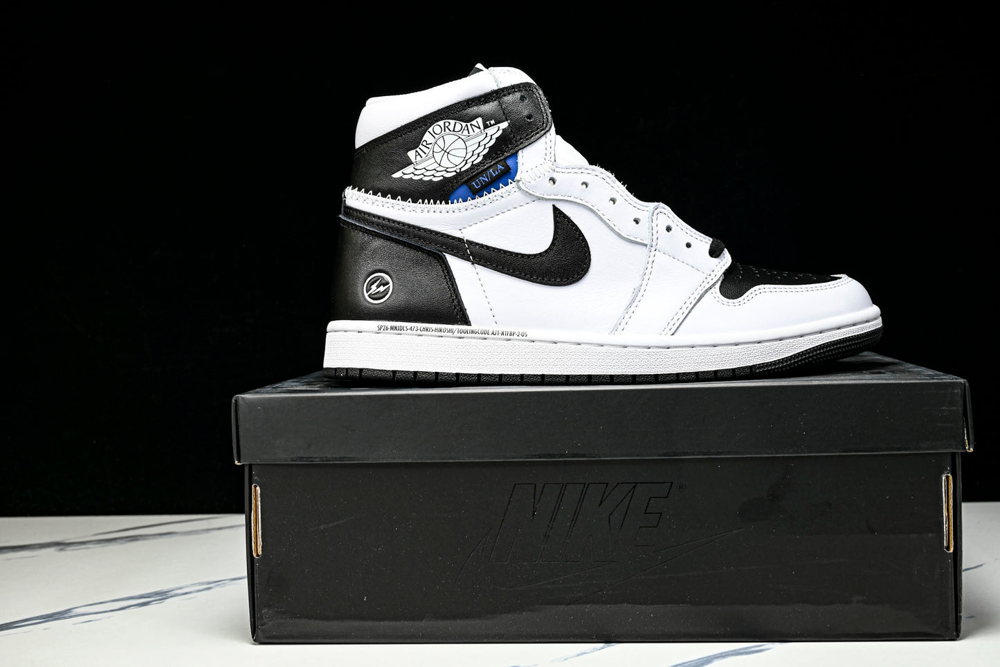 Union LA x Fragment x AJ1 Retro High 'White Black'