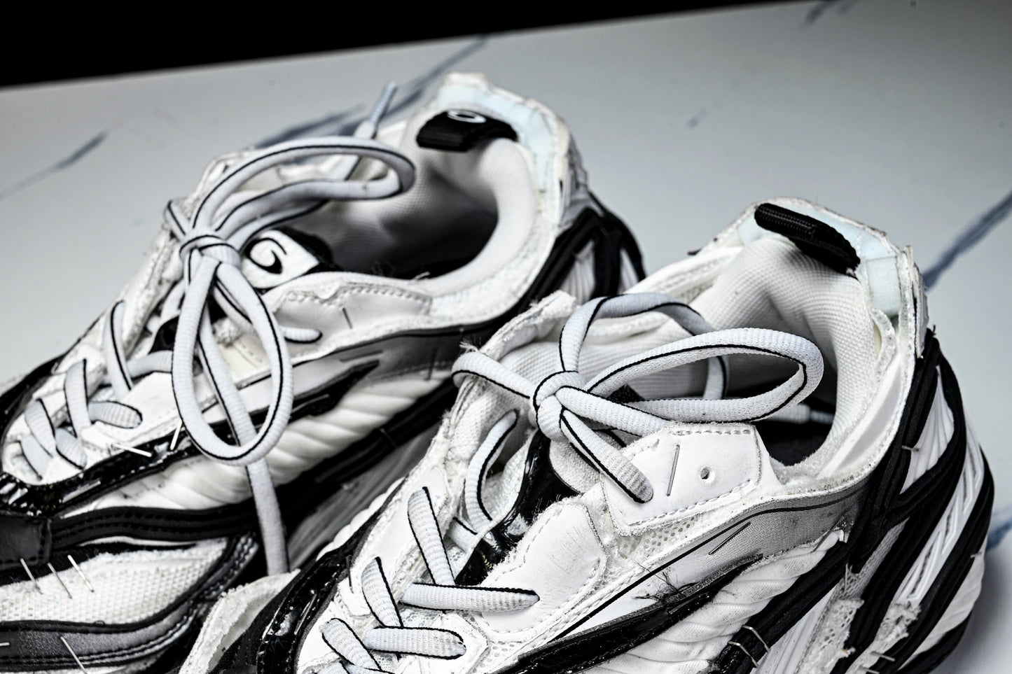 Вalenciaga Soleless Sneaker 'White Black'