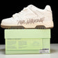 Off-White Out Of Office OOO Low Top "For Walking" - White Sand