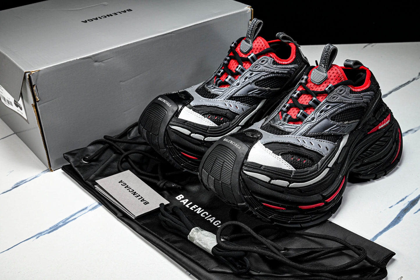 Вalenciaga Platform Sneaker 'Black Red'