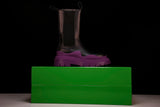 Вottega Veneta Tire Chelsea Boots 'Black Purple'