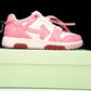 Off-White Out Of Office OOO Low Top 'Sartorial Stitching - Pink White'