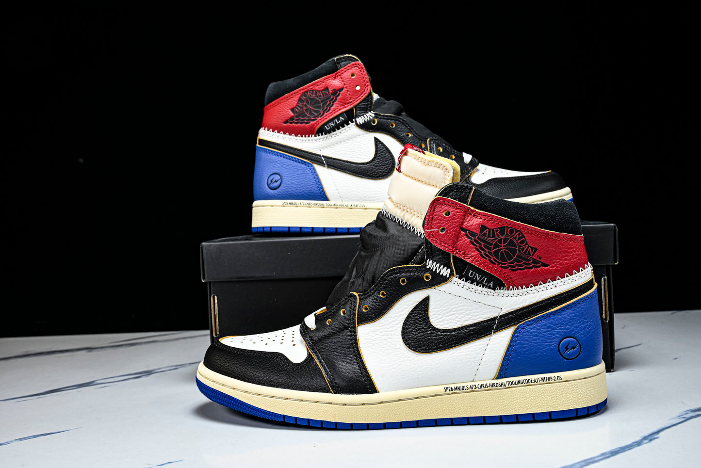 Union LA x Fragment x AJ1 Retro High 'Varsity Red Sport Royal'