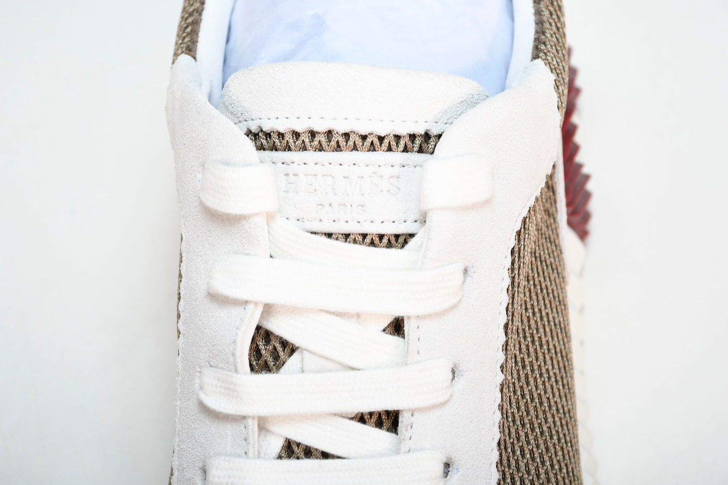 Hermès Bouncing Sneaker 'Beige Argile Blanc'