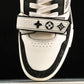 Louis Vuittоп Trainer Low Velcro Strap 'Monogram Denim Black'