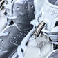 AJ6 Retro x PSG 'Metallic Silver'