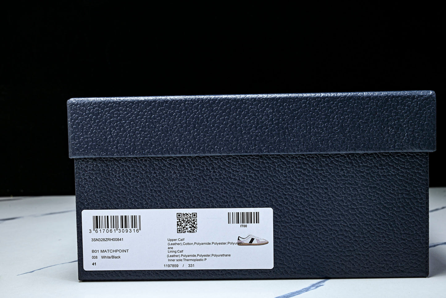 D1or B01 Matchpoint Sneaker 'Black White'