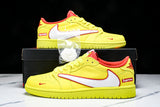 Travis Scott AJ1 Low x Supreme 'Yellow White' (Custom)