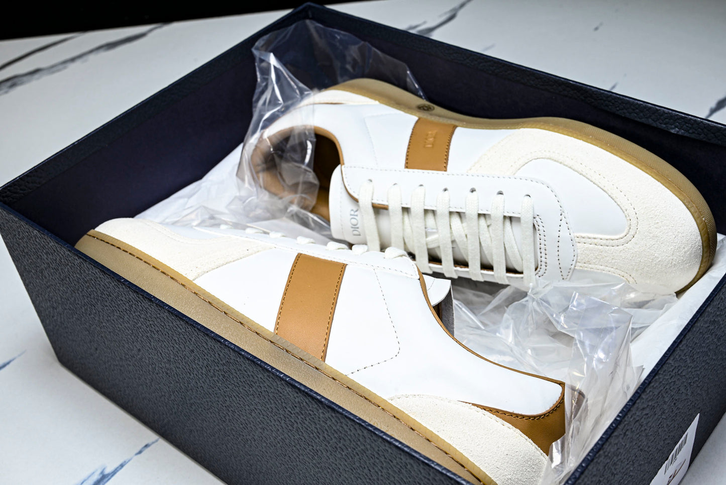 D1or B01 Matchpoint Sneaker 'Cognac White'