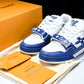 Louis Vuittоп Trainer Low Velcro Strap 'Perforated Blue'