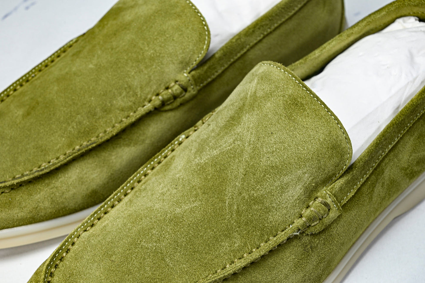 Loro Piana Summer Walk Loafer 'Green'