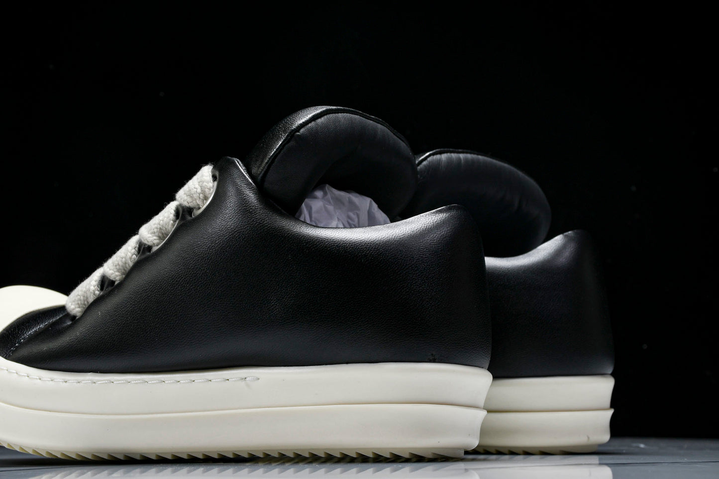 Rick Owens Luxor Jumbo Lace Padded Low 'Black'