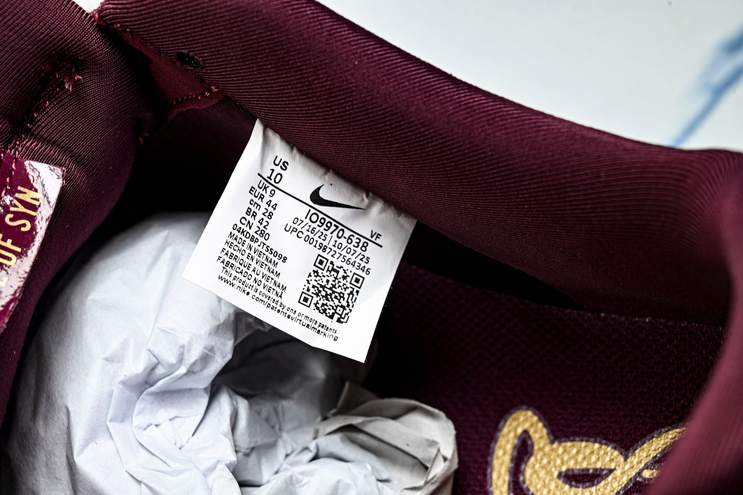 Central Cee Syna x AF1 Low 'Dark Beetroot' (UK Exclusive)