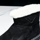 Prada Suede Booties 'Black'