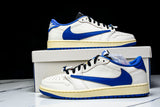 Travis Scott AJ1 Retro Low OG x Fragment ‘Sail Military Blue’