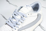 Travis Scott AJ1 Low x Supreme 'White Grey 2.0' (Custom)