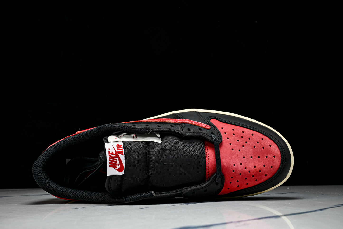 Travis Scott AJ1 Retro Low ‘Black Red' (Unreleased)