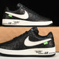 Louis Vuittоп x AF1 by Virgil Abloh 'Black'