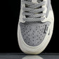 Travis Scott AJ1 Low x Stussy 'Grey White Red' (Custom)