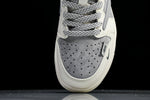 Travis Scott AJ1 Low x Stussy 'Grey White Red' (Custom)