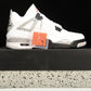 AJ4 Retro OG 'White Cement'