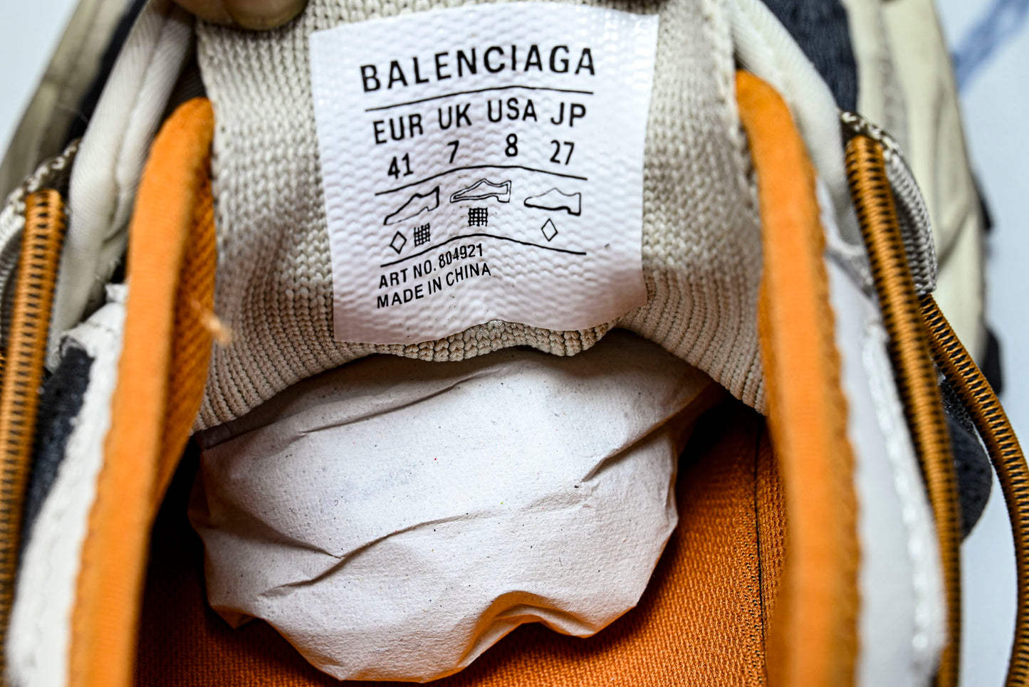 Вalenciaga Hike Sneaker 'Beige Orange'