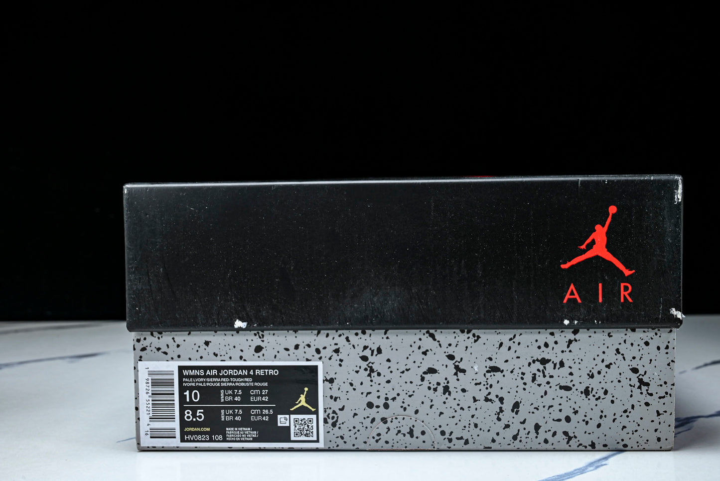 AJ4 Retro Valentine's Day 'Sierra Red'