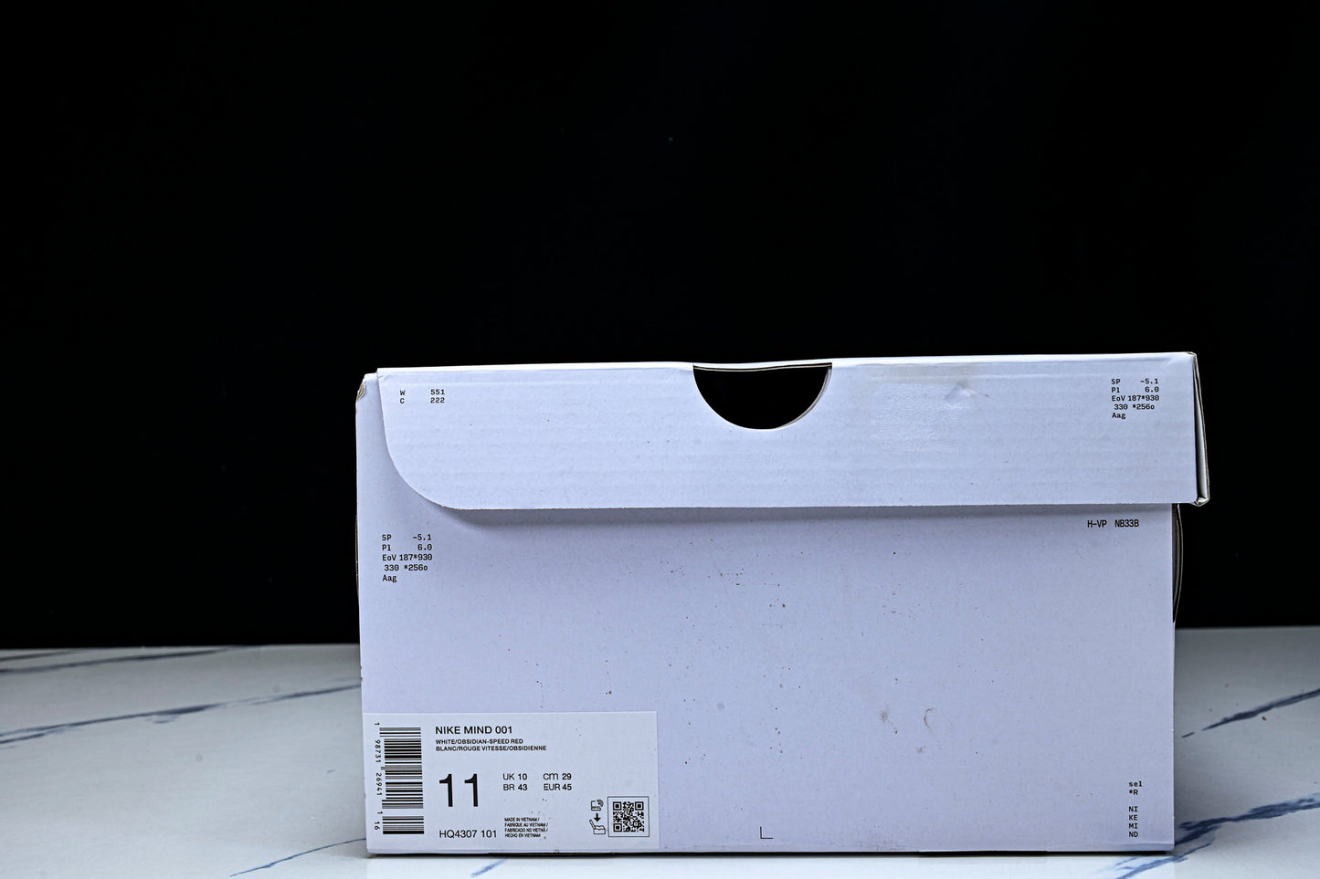 Mind 001 Slide 'White Speed Red'