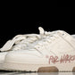 Off-White Out Of Office OOO Low Top "For Walking" - White Pink