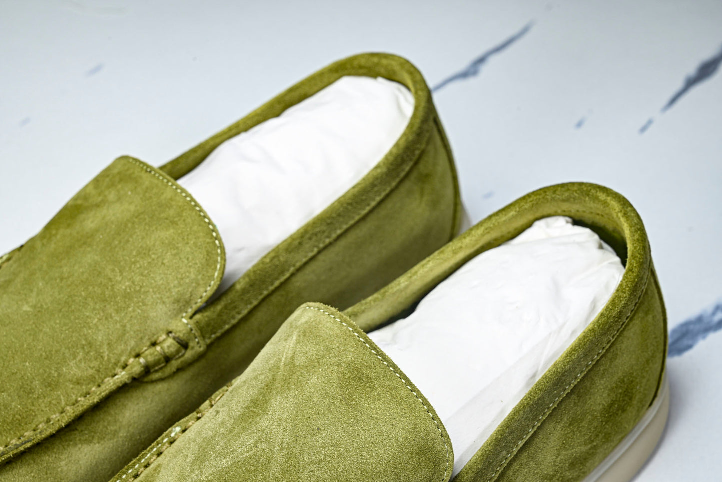 Loro Piana Summer Walk Loafer 'Green'