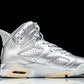 AJ6 Retro x PSG 'Metallic Silver'