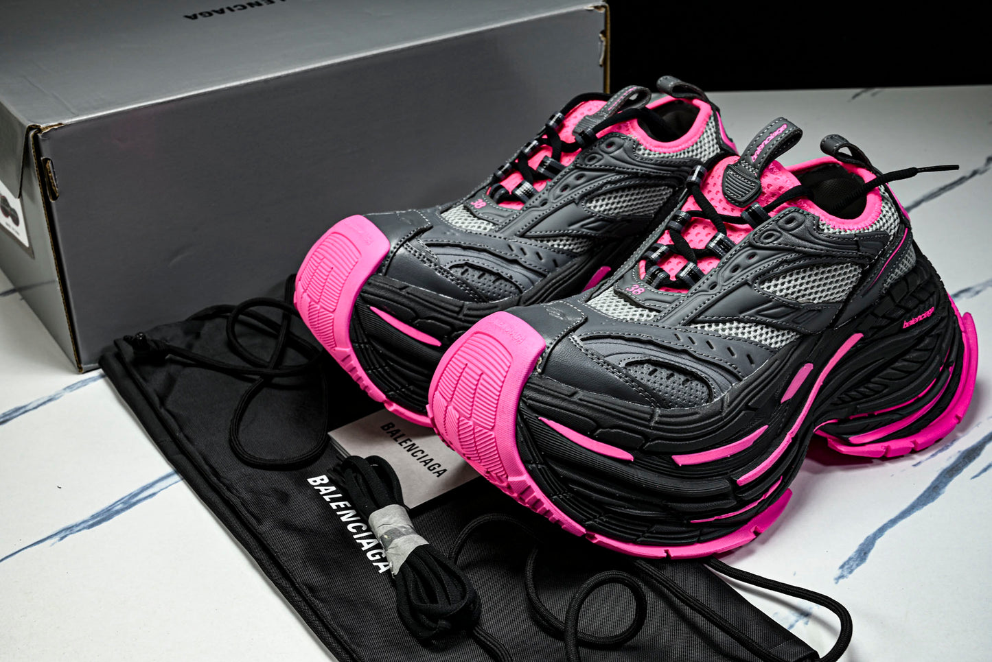 Вalenciaga Platform Sneaker 'Grey Pink'