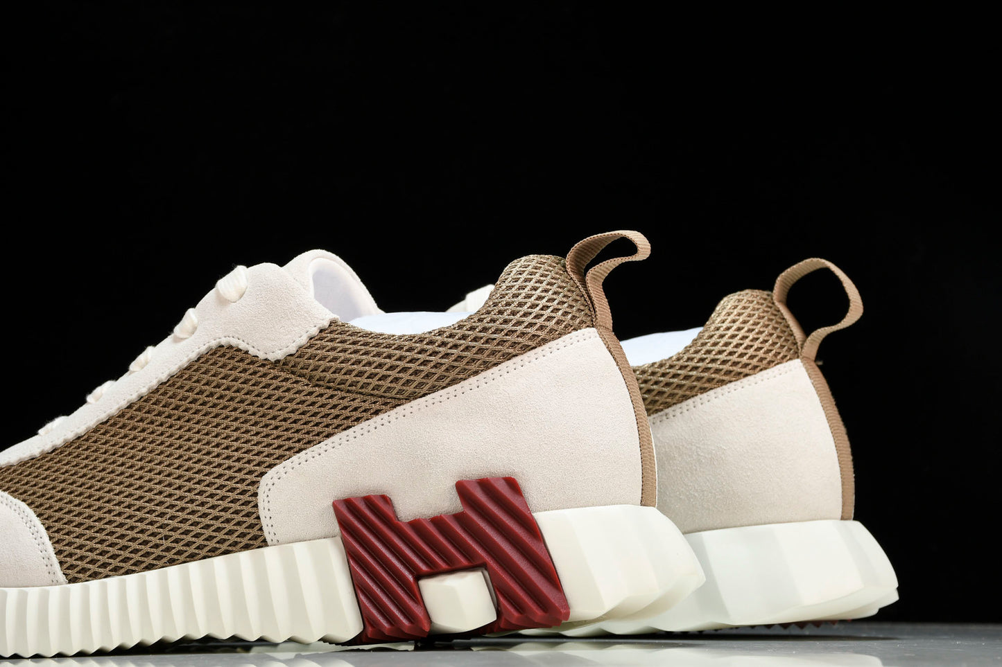 Hermès Bouncing Sneaker 'Beige Argile Blanc'