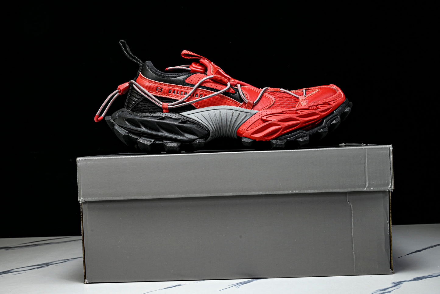 Вalenciaga Hike Sneaker 'Red Black'