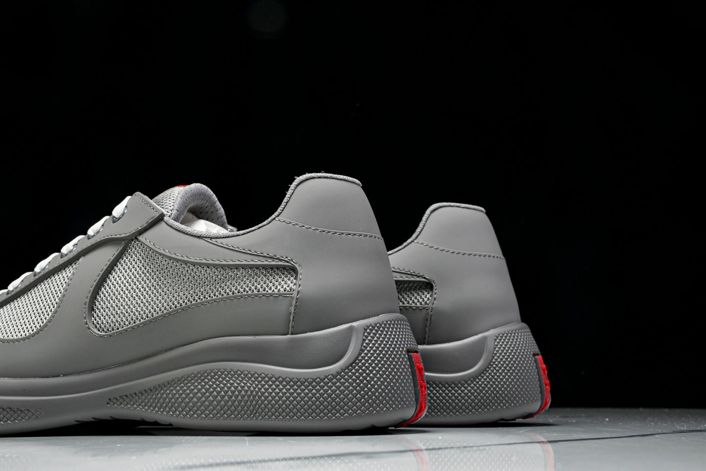 Prada America's Cup Sneaker Soft Rubber 'Steel Grey'