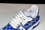 Louis Vuittоп Trainer Low 'Blue Monogram Textile'