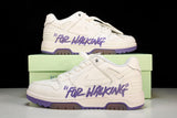 Off-White Out Of Office OOO Low Top "For Walking" - White Lilac