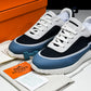 Hermès Bouncing Sneaker Panelled 'Marine Bleu Blanc'