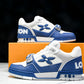 Louis Vuittоп Trainer Low Velcro Strap 'Perforated Blue'