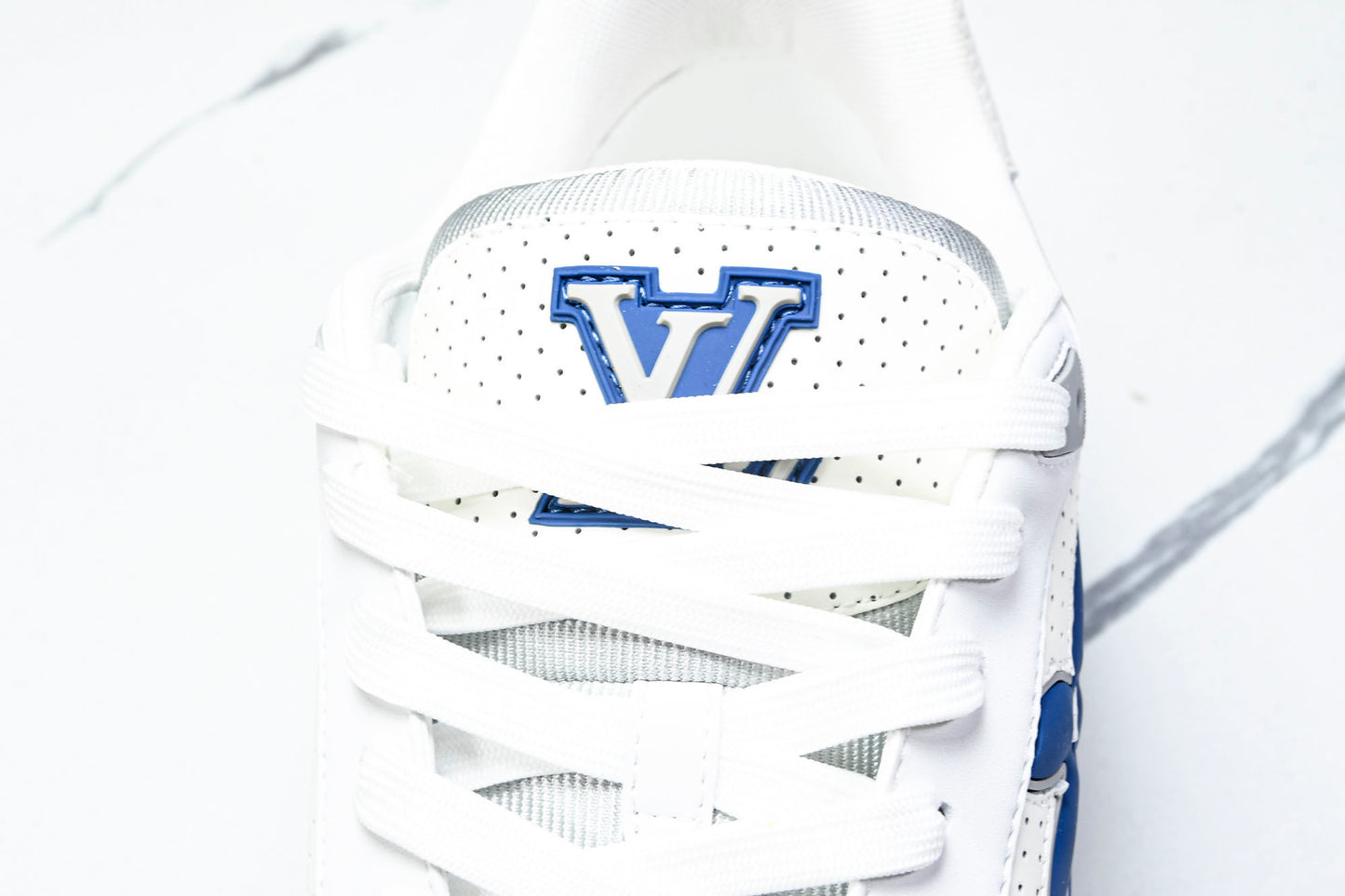Louis Vuittоп Trainer Low Velcro Strap 'Perforated Blue'