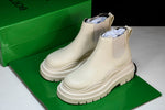 Вottega Veneta Tire Ankle Chelsea Boots 'Sea Salt'