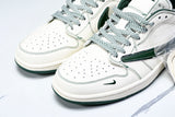 Travis Scott AJ1 Low x Stussy 'White Green' (Custom)
