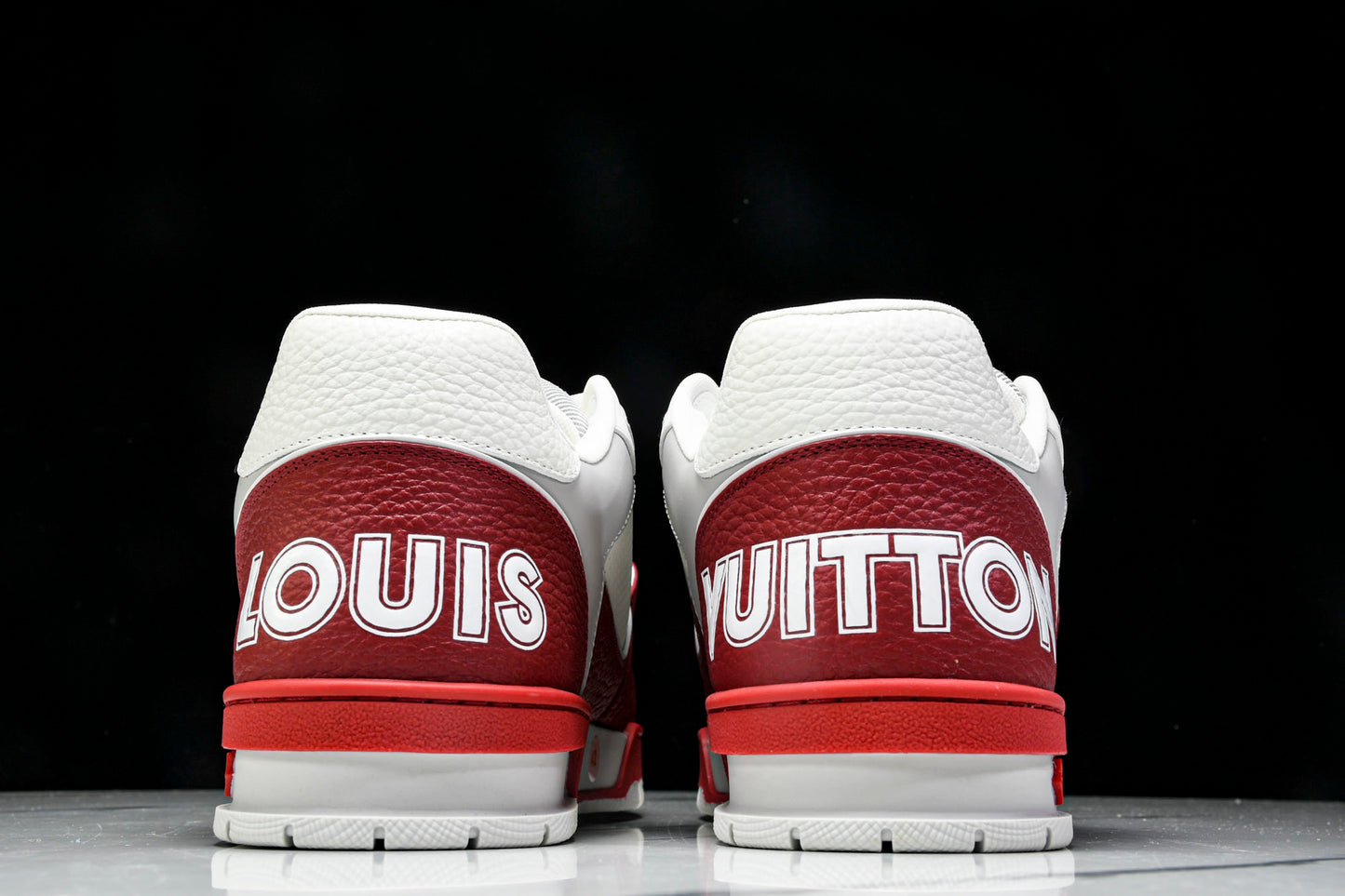 Louis Vuittоп Trainer Low Velcro Strap 'Perforated Red'