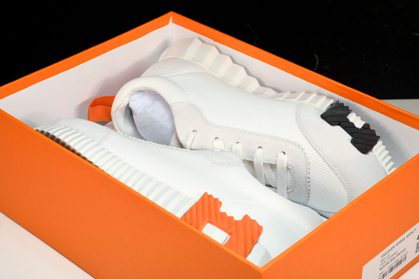 Hermès Bouncing Sneaker 'Blanc Orange'