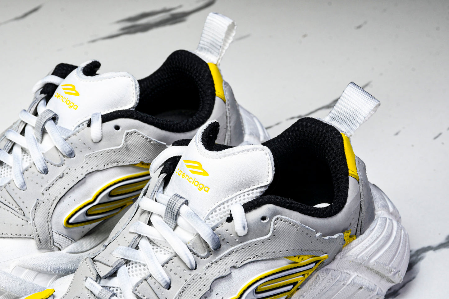 Вalenciaga Monday Shoe 'White Yellow'
