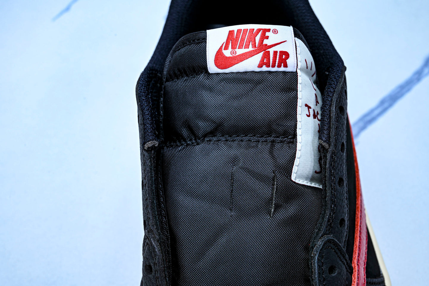 Travis Scott AJ1 Retro Low ‘Black Red' (Unreleased)