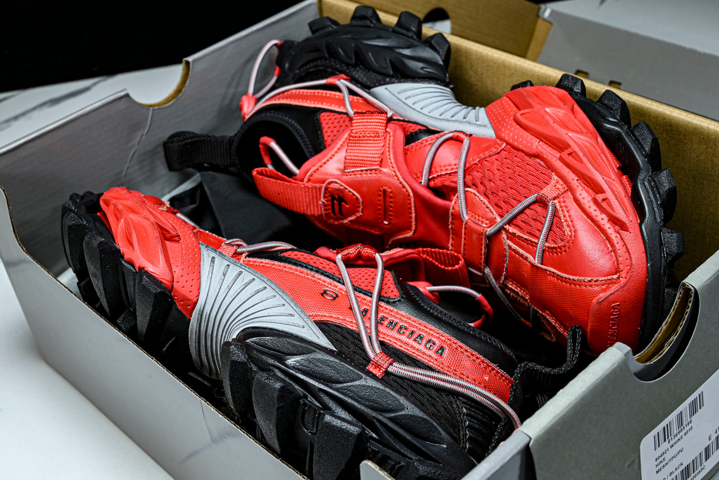 Вalenciaga Hike Sneaker 'Red Black'